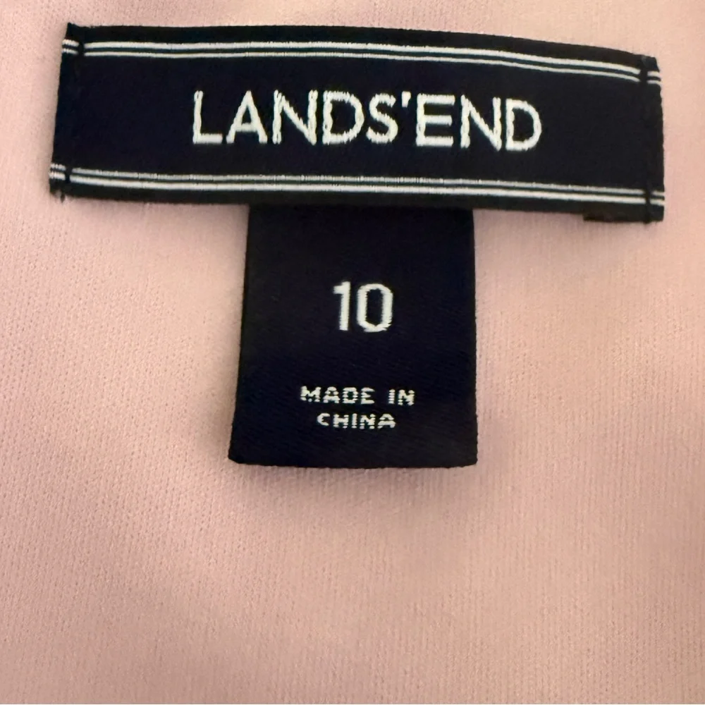 Lands’ End Pink Paisley Sleeveless Dress, Sz 10. - Picture 11 of 11